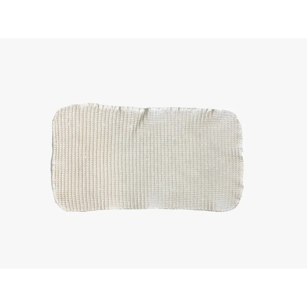 Vintage Austrian Cotton Hand Towel White Waffle Weave Kitchen Bath High Quality